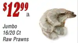 Nini Mayorista Raw prawns jumbo oferta