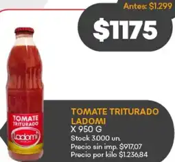 Supermercados Tadicor Tomate triturado ladomi oferta