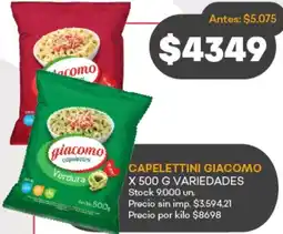 Supermercados Tadicor Capelettini giacomo variedades oferta