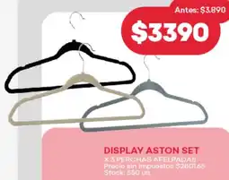 Supermercados Tadicor Display aston set oferta