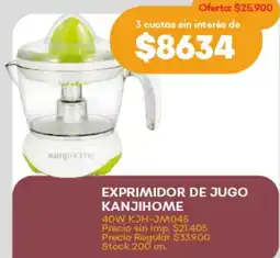Supermercados Tadicor Kanjihome exprimidor de jugo oferta