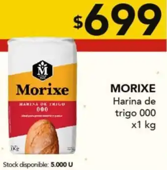 Nini Mayorista Morixe harina de trigo 000 oferta