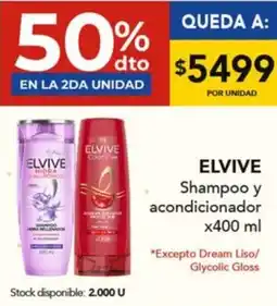 Nini Mayorista Elvive shampoo y acondicionador oferta