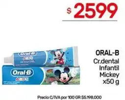 Nini Mayorista Oral-B cr.dental infantil mickey oferta