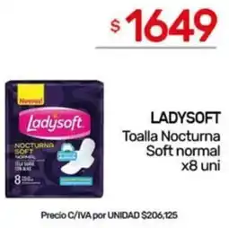 Nini Mayorista Ladysoft toalla nocturna soft normal oferta