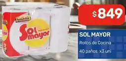 Nini Mayorista Sol mayor rollos de cocina oferta