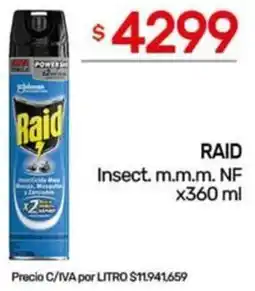 Nini Mayorista Raid insect. m.m.m. nf oferta