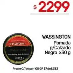 Nini Mayorista Wassington pomada p/calzado negro oferta