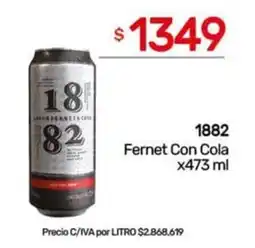 Nini Mayorista 1882 fernet con cola oferta
