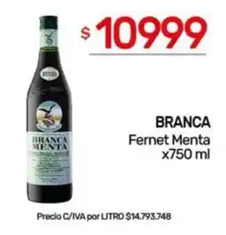 Nini Mayorista Branca fernet menta oferta