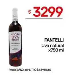 Nini Mayorista Fantelli uva natural oferta