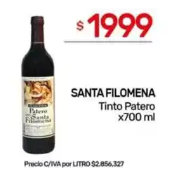 Nini Mayorista Santa Filomena tinto paterno oferta