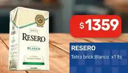Nini Mayorista Resero tetra brick blanco oferta