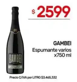 Nini Mayorista Gambei espumante oferta