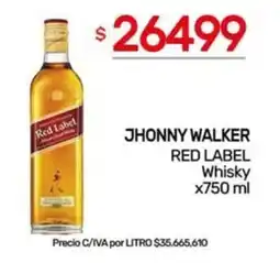 Nini Mayorista Jhonny Walker Red Label whisky oferta
