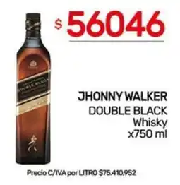 Nini Mayorista Jhonny Walker Double Black whisky oferta