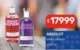 Nini Mayorista Absolut vodka oferta