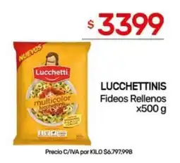 Nini Mayorista Lucchettinis fideos rellenos oferta