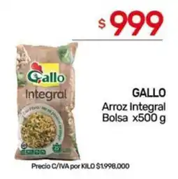Nini Mayorista Gallo arroz integral oferta