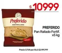 Nini Mayorista Preferido pan rallado fortif. oferta