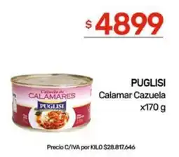 Nini Mayorista Puglisi calamar cazuela oferta