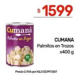 Nini Mayorista Cumana palmitos en trozos oferta