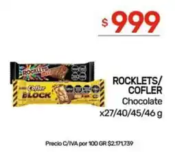 Nini Mayorista Rocklets/Cofler chocolate oferta