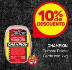 Nini Mayorista Champion fiambre paleta cerdo oferta