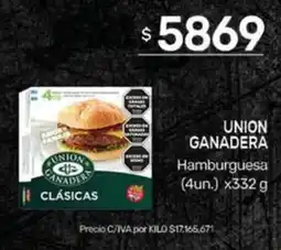 Nini Mayorista Union Ganadera hamburguesa oferta