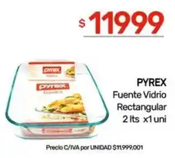 Nini Mayorista Pyrex fuente vidrio rectangular oferta
