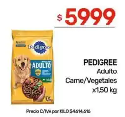 Nini Mayorista Pedigree adulto carne/vegetales oferta