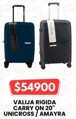 Autoservicio Capo Valija rigida carry on 20" unicross/amayra oferta