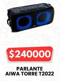 Autoservicio Capo Aiwa parlante torre T2022 oferta