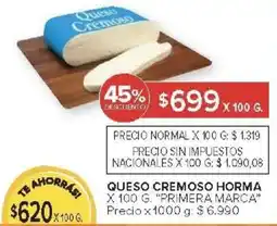 Carrefour Primera marca queso cremoso horma oferta