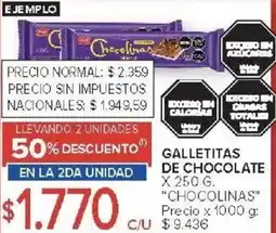 Carrefour Chocolinas galletitas de chocolate oferta