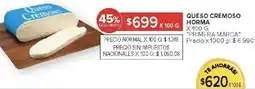 Carrefour Primera marca queso cremoso horma oferta
