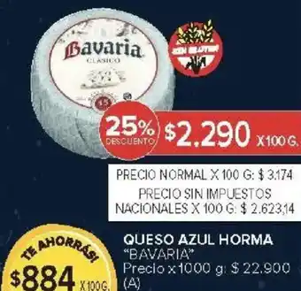 Bavaria queso azul horma