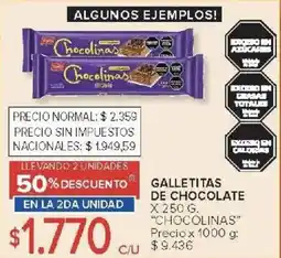 Carrefour Chocolinas galletitas de chocolate oferta