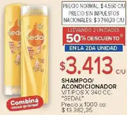 Carrefour Shampoo! acondicionador vtipos oferta