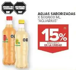 Carrefour Aquarius aguas saborizadas oferta