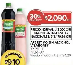 Carrefour Terma aperitivo sin alcohol v/sabores oferta