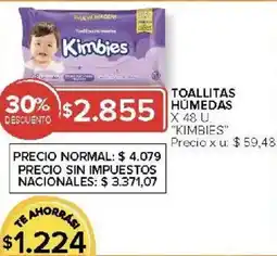 Carrefour Kimbies humedas oferta