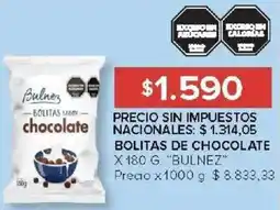Carrefour Bulnez bolitas de chocolate oferta