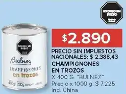 Carrefour Bulnez champignones en trozos oferta
