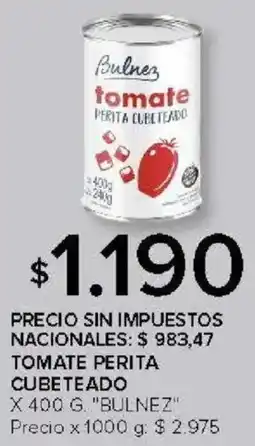 Carrefour Bulnez tomate perita cubeteado oferta