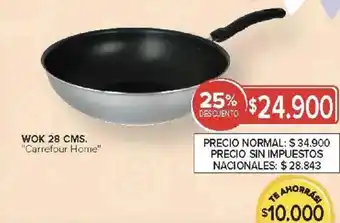 Carrefour Carrefour home wok oferta