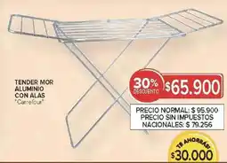 Carrefour Carrefour tender mor aluminio con alas oferta