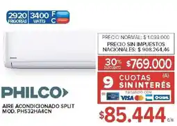 Carrefour Philco aire acondicionado split oferta