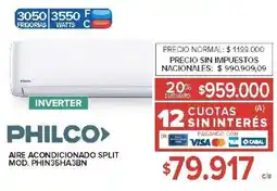 Carrefour Philco aire acondicionado split oferta