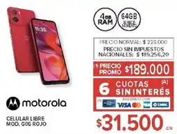 Carrefour Motorola celular libre oferta